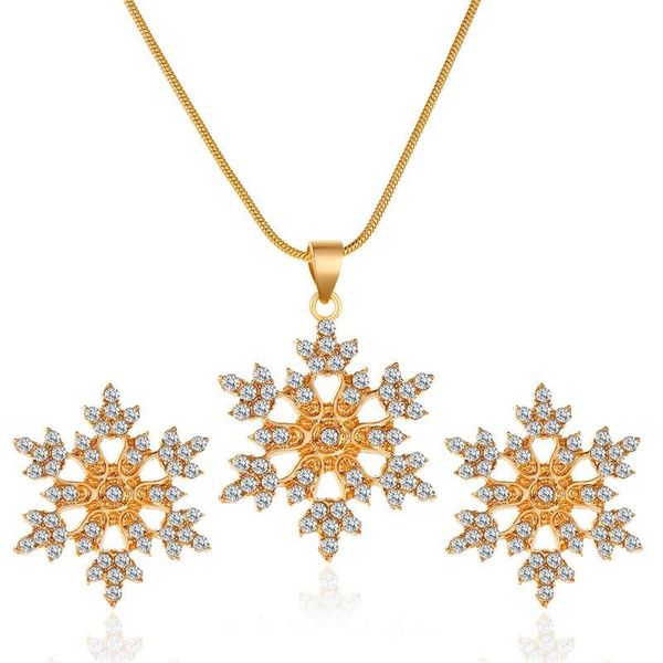 earrings & necklace christmas crystal snowflake sets for women rhinestone snow pendant necklaces wedding jewelry set gift, Silver
earrings & necklace christmas crystal snowflake sets for women rhinestone snow pendant necklaces wedding jewelry set gift, Silver