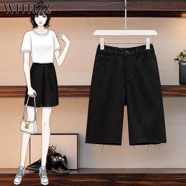 women's jeans withzz spring summer loose lovely plus size straight denim shorts, Blue
women's jeans withzz spring summer loose lovely plus size straight denim shorts, Blue