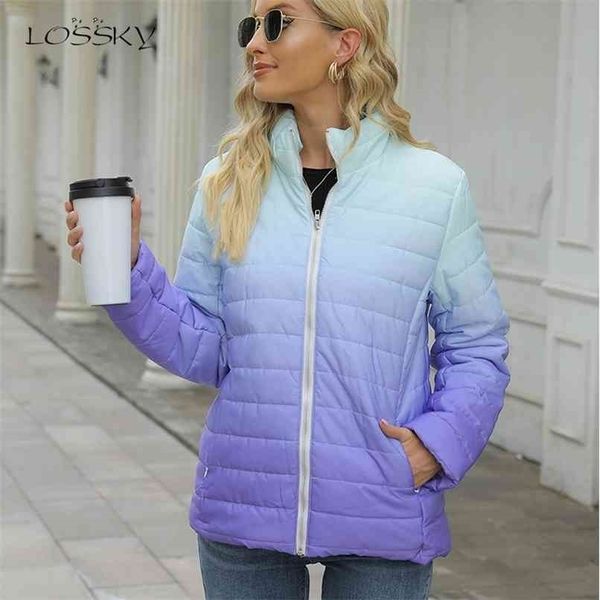 fashion women winter zipper jacket casual slim warm padded coat elegant long sleeve white gradient streetwear jackets 210922, Black
fashion women winter zipper jacket casual slim warm padded coat elegant long sleeve white gradient streetwear jackets 210922, Black