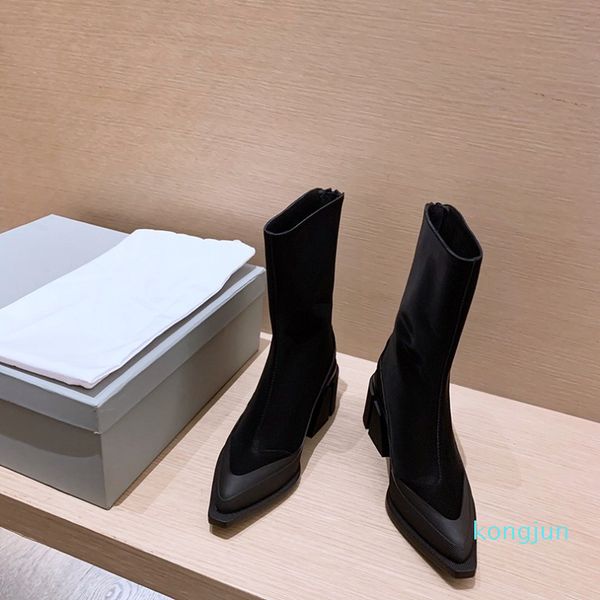 designer- fashion lady pointed toes motorcycle boot nubuck leather women martin leisure boots heel height .5cm, Black
designer- fashion lady pointed toes motorcycle boot nubuck leather women martin leisure boots heel height .5cm, Black