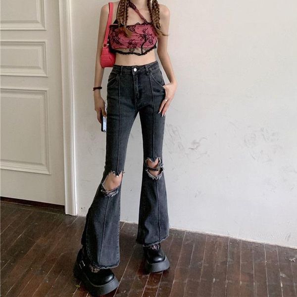 women's jeans spring and autumn crop high waist loose straight pants wide leg y2k street clothes, Blue
women's jeans spring and autumn crop high waist loose straight pants wide leg y2k street clothes, Blue