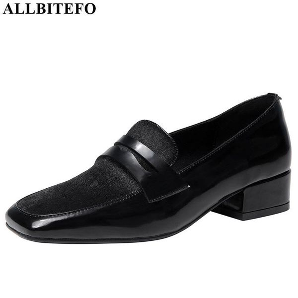 dress shoes allbitefo genuine leather+horse hair women heels spring autumn heel square toe office ladies, Black
dress shoes allbitefo genuine leather+horse hair women heels spring autumn heel square toe office ladies, Black