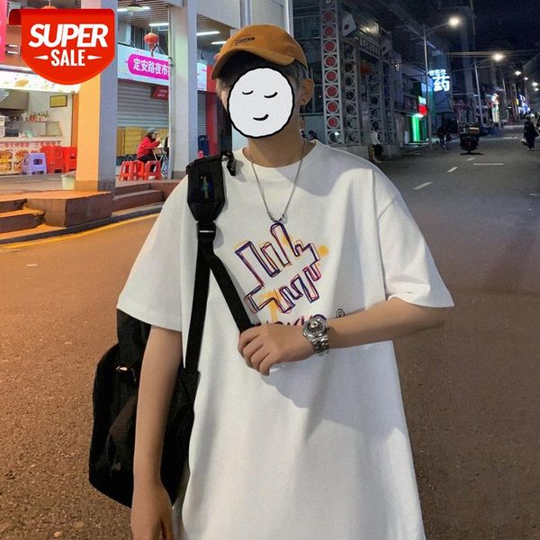 hong kong style short-sleeved men and women net red t-shirt loose printing half-sleeved #yv9w, White;black
hong kong style short-sleeved men and women net red t-shirt loose printing half-sleeved #yv9w, White;black