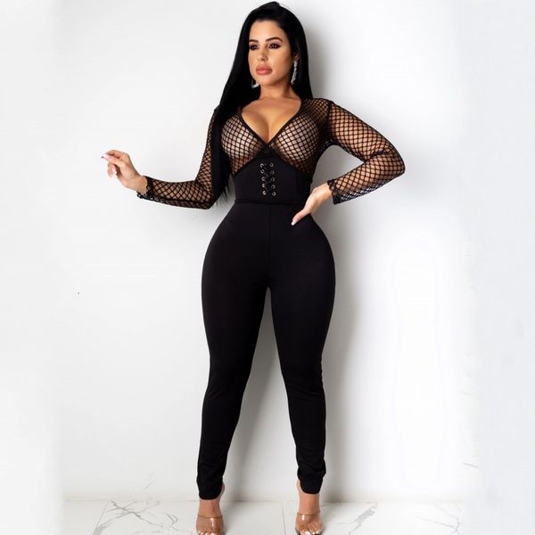 mode griddle slices women's overalls v neck lace up to bodycon jumpsuit 2021 new fall night party wear bodysuit club c4kb, Gray
mode griddle slices women's overalls v neck lace up to bodycon jumpsuit 2021 new fall night party wear bodysuit club c4kb, Gray