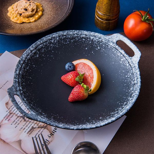 dishes & plates japanese spaghetti plate ceramic creative binaural household tableware fruit salad large disc
dishes & plates japanese spaghetti plate ceramic creative binaural household tableware fruit salad large disc