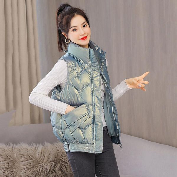 women's vests short women sleeveless vest 2021 winter warm down cotton padded jacket female veats zipper bread coats lady waistcoat plu, Black;white
women's vests short women sleeveless vest 2021 winter warm down cotton padded jacket female veats zipper bread coats lady waistcoat plu, Black;white
