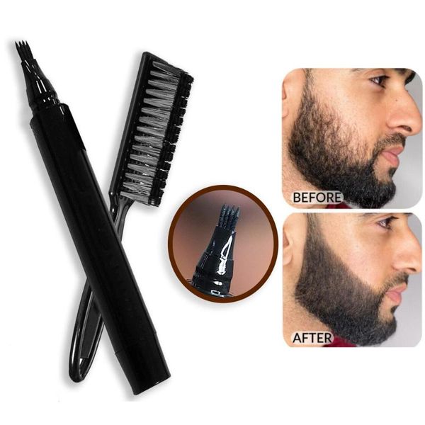 hair brushes beard pen filler pencil and brush enhancer waterproof moustache coloring shaping tools hairline shadow, Silver
hair brushes beard pen filler pencil and brush enhancer waterproof moustache coloring shaping tools hairline shadow, Silver