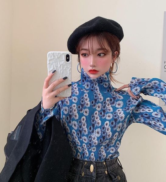 2021 spring autumn floral chiffon shirt turtleneck long sleeve blouses womens and blouse r98015 drop shipping, White
2021 spring autumn floral chiffon shirt turtleneck long sleeve blouses womens and blouse r98015 drop shipping, White