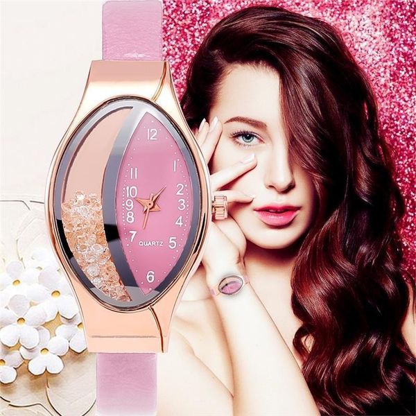 wristwatches elegant women watches crystal oval dial quartz wrist ladies watch leather strap gift relogio feminino, Slivery;brown
wristwatches elegant women watches crystal oval dial quartz wrist ladies watch leather strap gift relogio feminino, Slivery;brown