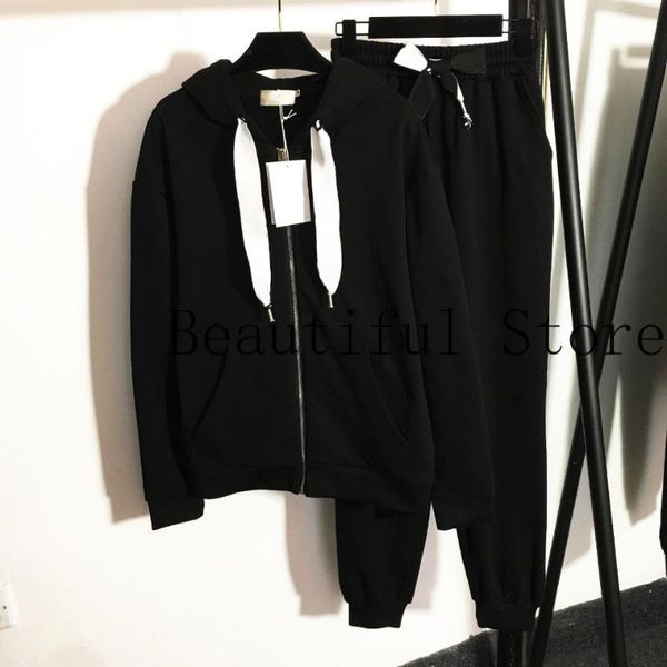women's two piece pants 2021 luxury autumn 2 outfits for women clothing casual and pocket letter hooded coats zipper r sets, White
women's two piece pants 2021 luxury autumn 2 outfits for women clothing casual and pocket letter hooded coats zipper r sets, White