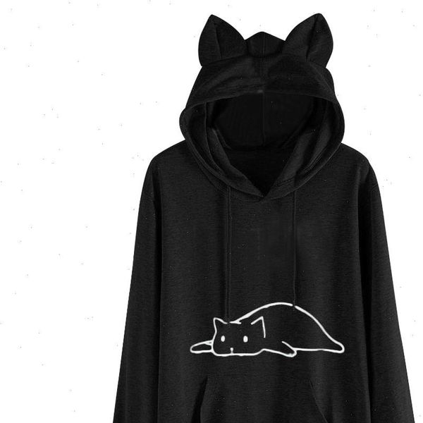 autumn fashion cat ear hoodies bluza damska women girls solid long sleeve cat pockets blouse sweatshirt loose hoody, Black
autumn fashion cat ear hoodies bluza damska women girls solid long sleeve cat pockets blouse sweatshirt loose hoody, Black