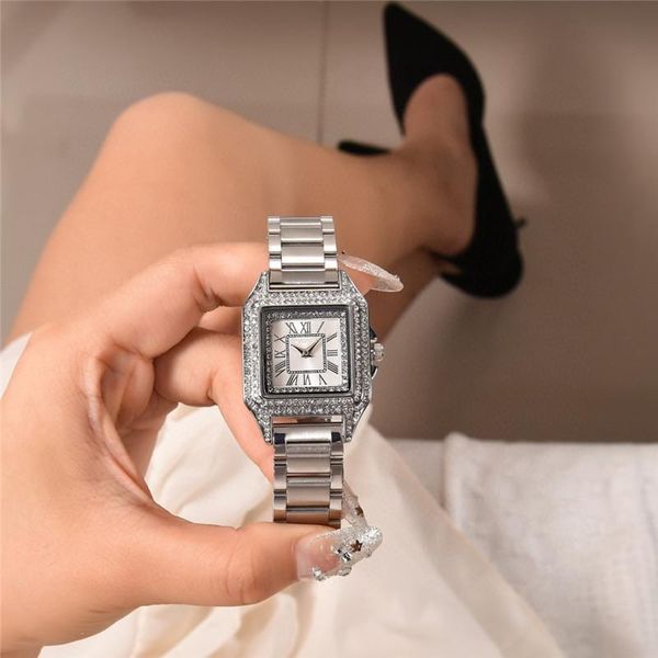 luxury crystal women bracelet watches brand fashion diamond ladies quartz watch steel female wristwatch femme relogio, Slivery;brown
luxury crystal women bracelet watches brand fashion diamond ladies quartz watch steel female wristwatch femme relogio, Slivery;brown