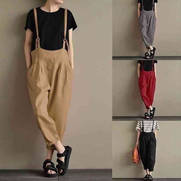 womens summer jumpsuits linen overalls casual suspender rompers female solid button pants plus size, Black;white
womens summer jumpsuits linen overalls casual suspender rompers female solid button pants plus size, Black;white