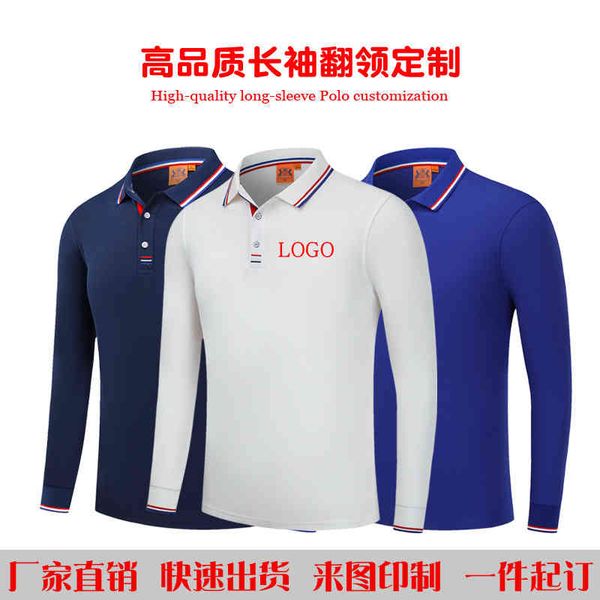 long sve lapel busins polo advertising culture shirt enterprise customized printing embroidery, White;black
long sve lapel busins polo advertising culture shirt enterprise customized printing embroidery, White;black