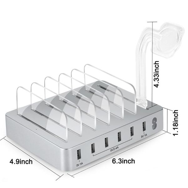 cell phone mounts & holders multi-function charger 6-line manager bracket multi-port usb universal deskcharging stand no buzzer
cell phone mounts & holders multi-function charger 6-line manager bracket multi-port usb universal deskcharging stand no buzzer