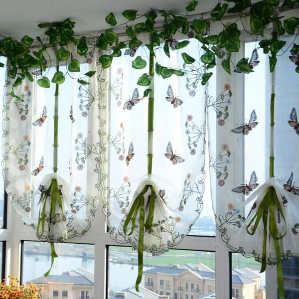 curtain & drapes butterfly pastoral tulle window screen roman bedroom balcony embroidery sheer drape lifting 1 * 0.8m
curtain & drapes butterfly pastoral tulle window screen roman bedroom balcony embroidery sheer drape lifting 1 * 0.8m