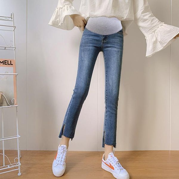 2021 spring summer denim maternity jeans elastic waist belly pencil pants clothes for pregnant women pregnancy trousers, White
2021 spring summer denim maternity jeans elastic waist belly pencil pants clothes for pregnant women pregnancy trousers, White