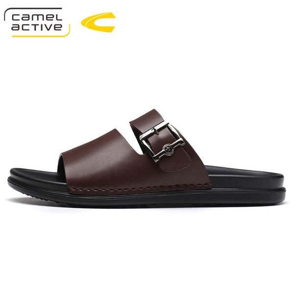 slippers camel active summer men's shoes genuine leather men comfortable fashion plus size 44, Black
slippers camel active summer men's shoes genuine leather men comfortable fashion plus size 44, Black
