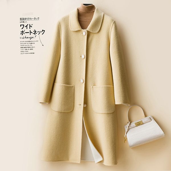 2021 women 100% merino wool autumn winter overcoat ladies jacket coats cardigan long sleeve thick warm the new fashion 8djq, Black
2021 women 100% merino wool autumn winter overcoat ladies jacket coats cardigan long sleeve thick warm the new fashion 8djq, Black