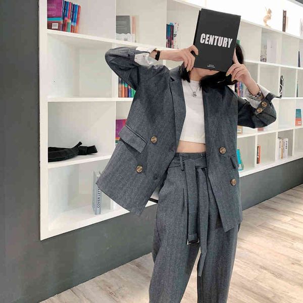 women's two piece pants zawfl - professional long sleeved women's wear, loose two-piece pants, temperament, novelty in autumn 2021, White
women's two piece pants zawfl - professional long sleeved women's wear, loose two-piece pants, temperament, novelty in autumn 2021, White