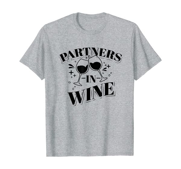 partners in wine funny drinking alcohol lover drinker gifts t-shirt, White;black
partners in wine funny drinking alcohol lover drinker gifts t-shirt, White;black