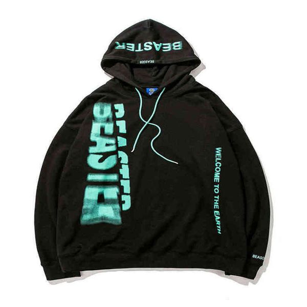 beast x imp co branded little devil star same pullover with breathable crew neck hoodie, Black
beast x imp co branded little devil star same pullover with breathable crew neck hoodie, Black