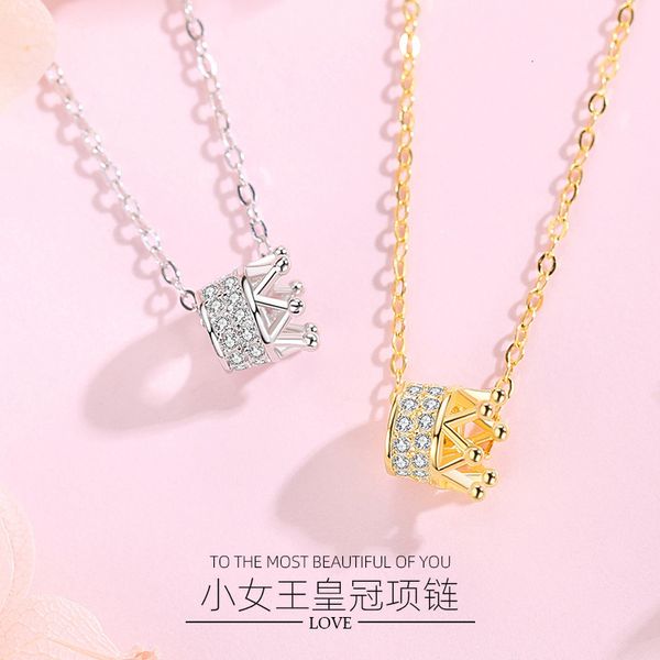 jewelry highly quality women party wedding lovers gift s925 sterling silver little queen's crown pendant with simple diamond inlaid cla
jewelry highly quality women party wedding lovers gift s925 sterling silver little queen's crown pendant with simple diamond inlaid cla