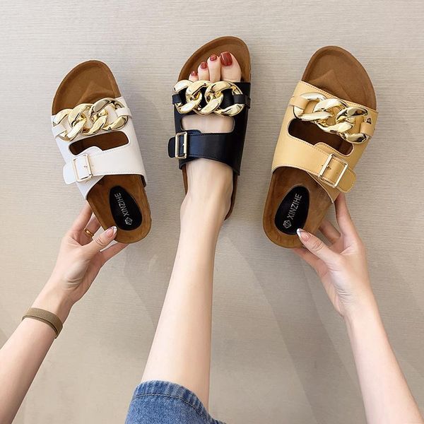 slippers flat shoes female woman's rivet slides platform med 2021 soft beach metal decoration rubber pu rome casual leisure, Black
slippers flat shoes female woman's rivet slides platform med 2021 soft beach metal decoration rubber pu rome casual leisure, Black