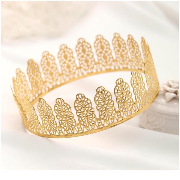 ailibride gold round crown king queen wedding tiara bride headpiece men party crystal hair jewelry wedding hair accessor qylrok, Silver
ailibride gold round crown king queen wedding tiara bride headpiece men party crystal hair jewelry wedding hair accessor qylrok, Silver