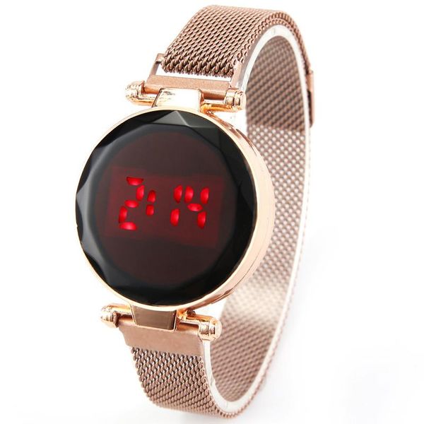 wristwatches 2021 women electronic watch digital watches magnet buckle strap ladies led female clock zegarek damski, Slivery;brown
wristwatches 2021 women electronic watch digital watches magnet buckle strap ladies led female clock zegarek damski, Slivery;brown