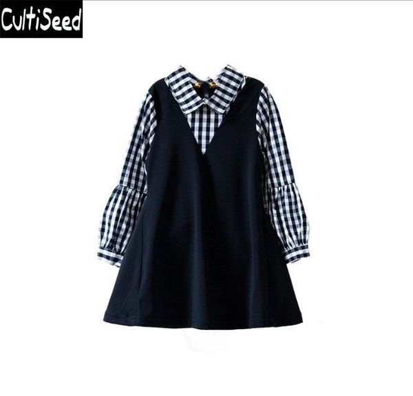 girl's dresses girls autumn dress children fake 2pcs plaid clothes fashion princess party for kids baby costume, Red;yellow
girl's dresses girls autumn dress children fake 2pcs plaid clothes fashion princess party for kids baby costume, Red;yellow