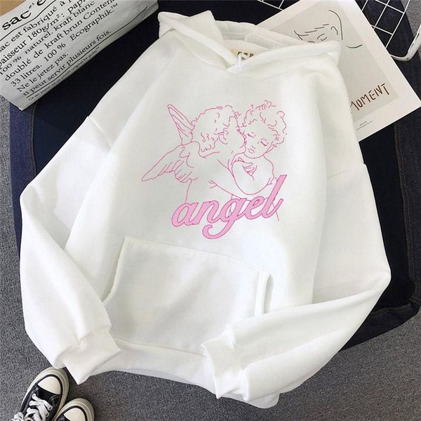 men's hoodies & sweatshirts angel kiss cartoon pattern print hoody man warm plush sportswear long sleeve clothes simple leisure coupl, Black
men's hoodies & sweatshirts angel kiss cartoon pattern print hoody man warm plush sportswear long sleeve clothes simple leisure coupl, Black