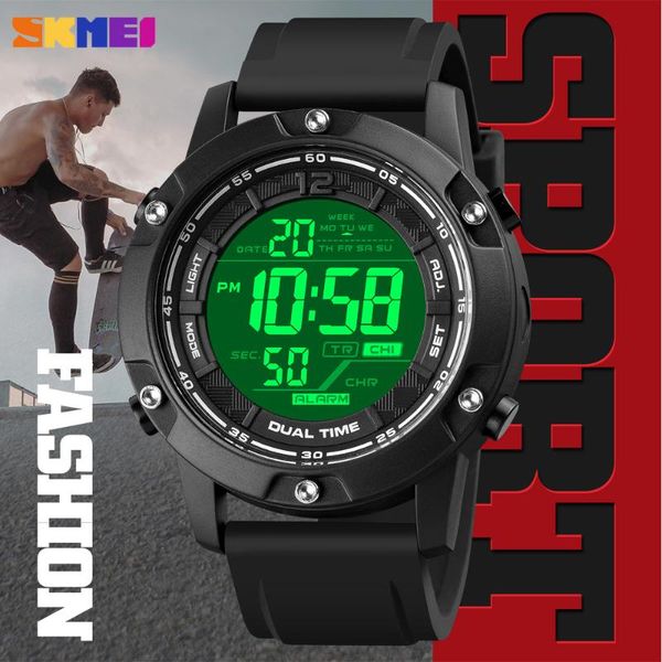 SKMEI Men Sport Watches Digital Army 100M Waterproof Male Wristwatch Countdown LED Electronic Male Gift Clock Relogio Masculino, Slivery;brown 
SKMEI Men Sport Watches Digital Army 100M Waterproof Male Wristwatch Countdown LED Electronic Male Gift Clock Relogio Masculino, Slivery;brown