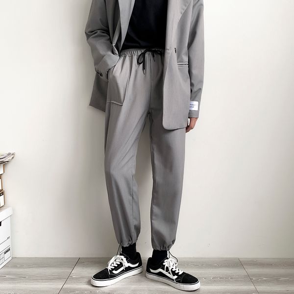 2021 new men's western-style trousers leisure casual formal business design cotton homme pantalon 4 color suit pants m-3xl vkjg, Black
2021 new men's western-style trousers leisure casual formal business design cotton homme pantalon 4 color suit pants m-3xl vkjg, Black