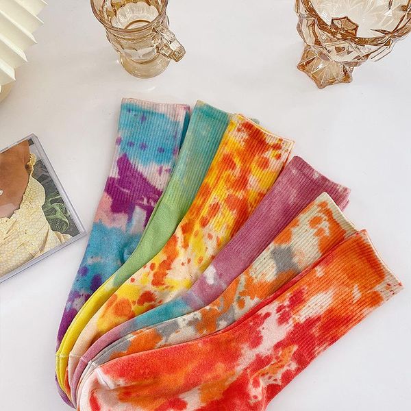 men's socks 1 pair tie-dye women's tube sports style spring and summer thin cotton street high-stockings women, Black
men's socks 1 pair tie-dye women's tube sports style spring and summer thin cotton street high-stockings women, Black