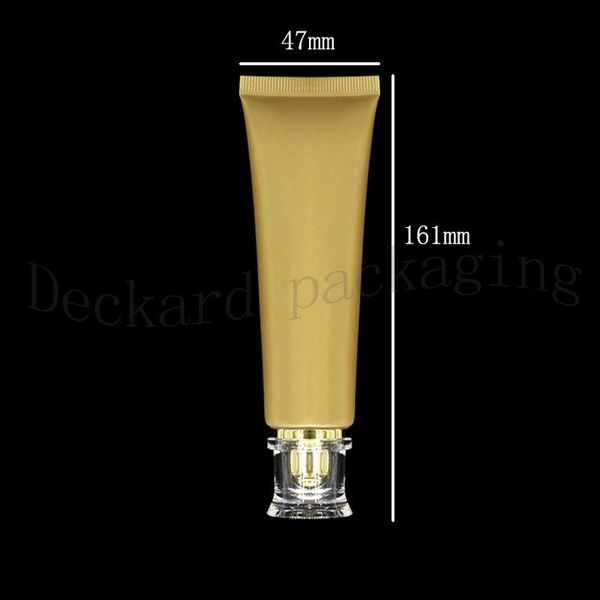 20pcs 50g gold cream jars facial empty cosmetic container plastic emulsion lotion bottle soft tube refillable packaging 
20pcs 50g gold cream jars facial empty cosmetic container plastic emulsion lotion bottle soft tube refillable packaging