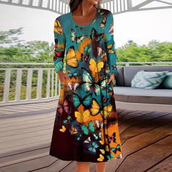 casual dresses feitong butterfly pockets summer women floral printing robe sundress long sleeve o-neck cute patchwork vocation, Black;gray
casual dresses feitong butterfly pockets summer women floral printing robe sundress long sleeve o-neck cute patchwork vocation, Black;gray