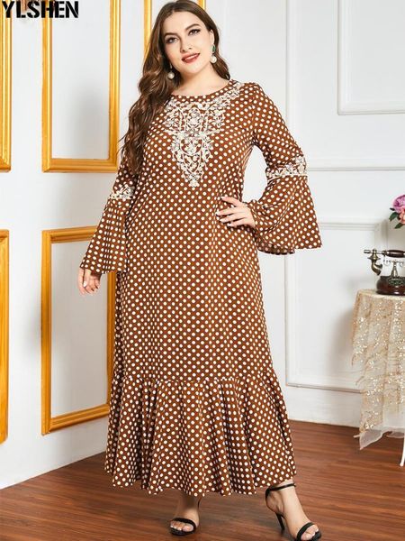 ethnic clothing african print polka dot maxi dresses women embroidery robe flare long sleeve party dress muslim fashion abaya dubai evening, Red
ethnic clothing african print polka dot maxi dresses women embroidery robe flare long sleeve party dress muslim fashion abaya dubai evening, Red