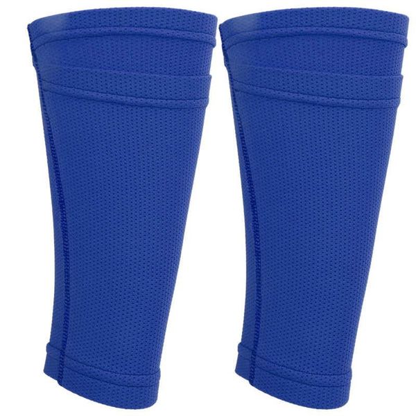 ankle support shin pad sleeves double layer soccer guard socks sports for running football training, Blue;black
ankle support shin pad sleeves double layer soccer guard socks sports for running football training, Blue;black