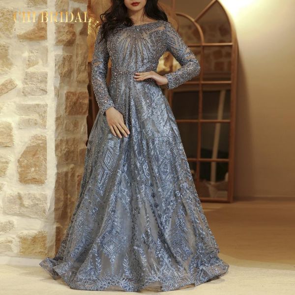 party dresses luxury long- sleeved mopping long formal dress navy blue round neck crystal elegant and noble multilayer tulle, White;black
party dresses luxury long- sleeved mopping long formal dress navy blue round neck crystal elegant and noble multilayer tulle, White;black