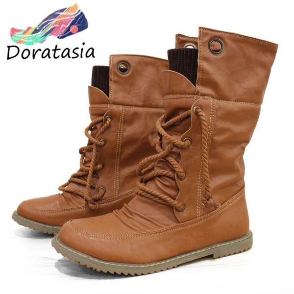 boots doratasia arrival women solid lace up round toe work safety shoes casual retro fluffy quality, Black
boots doratasia arrival women solid lace up round toe work safety shoes casual retro fluffy quality, Black
