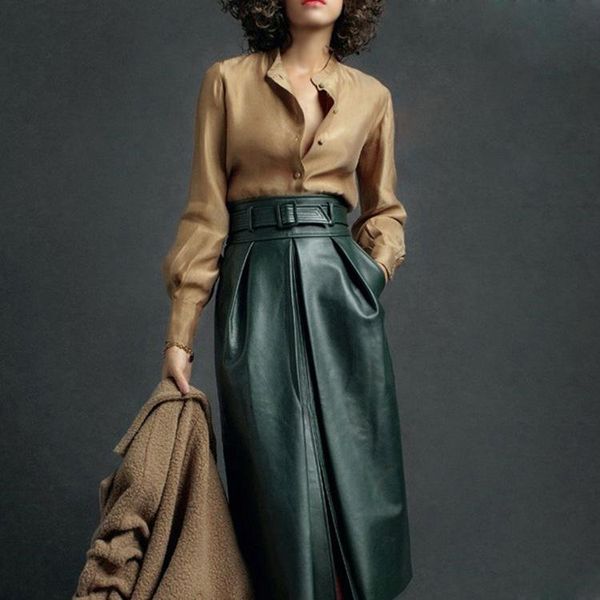 two piece dress 2021 shirt high waist a-half-length leather skirt suit sets women clothes single breasted o-neck, White
two piece dress 2021 shirt high waist a-half-length leather skirt suit sets women clothes single breasted o-neck, White