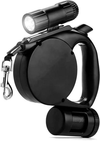 3 in 1 retractable dog leash (led light+poop-bag) extendable dog rope adjustable 15 foot leashes for all ages dogs
3 in 1 retractable dog leash (led light+poop-bag) extendable dog rope adjustable 15 foot leashes for all ages dogs