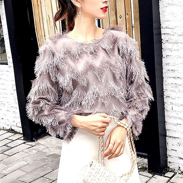 women's blouses & shirts o neck tassels pink shirt graceful party blouse wave nice spring girls blusa renda femininas ns710, White
women's blouses & shirts o neck tassels pink shirt graceful party blouse wave nice spring girls blusa renda femininas ns710, White