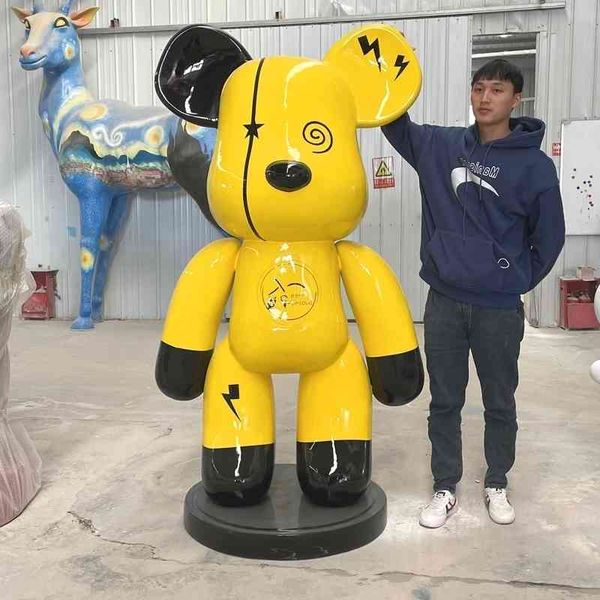 33cartoon frp net red violent bear large ornament sculpture doll model mall hairdressing door shop floor decoration
33cartoon frp net red violent bear large ornament sculpture doll model mall hairdressing door shop floor decoration
