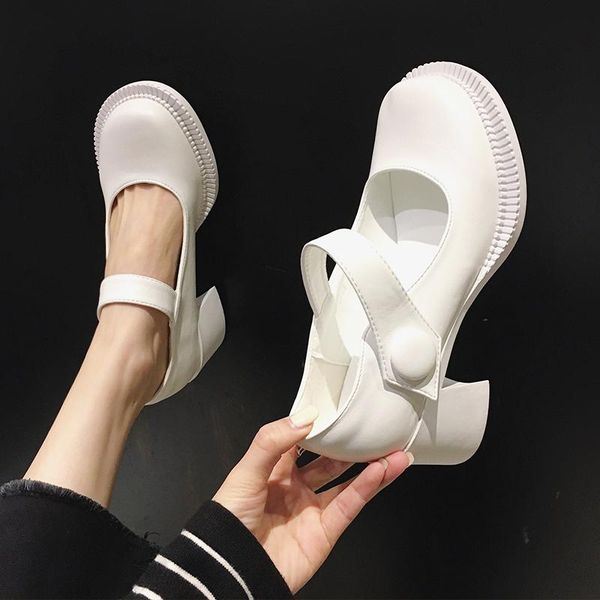 dress shoes round toe japanese women high heeled 2021 spring and autumn student mary jane thick, Black
dress shoes round toe japanese women high heeled 2021 spring and autumn student mary jane thick, Black