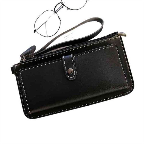 women wallet leather purse female long design lady party clutch card holder carteras y bolsos de mujer man, Red;black 
women wallet leather purse female long design lady party clutch card holder carteras y bolsos de mujer man, Red;black