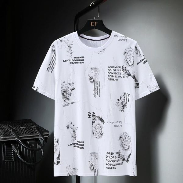 men's t-shirts arrival fashion men short sleeve large round neck loose print knitted casual t shirt plus size 8xl 9xl 10xl 160kg 60 62, White;black
men's t-shirts arrival fashion men short sleeve large round neck loose print knitted casual t shirt plus size 8xl 9xl 10xl 160kg 60 62, White;black