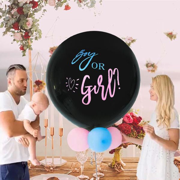 party decoration 36inch gender reveal decorations black confetti balloons boy or girl latex ballon for baby shower birthday decor supplies
party decoration 36inch gender reveal decorations black confetti balloons boy or girl latex ballon for baby shower birthday decor supplies