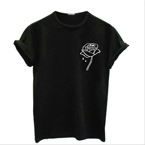 women's t-shirt fashion summer rose sakura print casual harajuku red o neck women black/white/red tee
women's t-shirt fashion summer rose sakura print casual harajuku red o neck women black/white/red tee